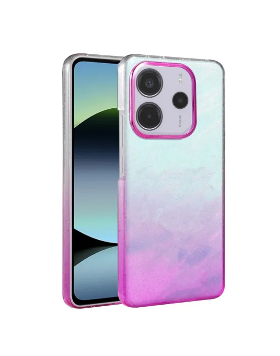 Xiaomi Redmi Note 14 4g Glossy Kapak - Mor