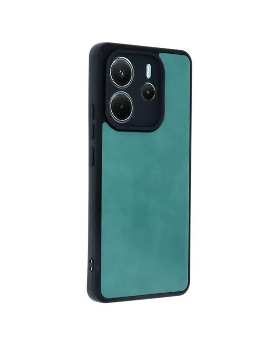 Xiaomi Redmi Note 14 4g Kılıf Aras Deri Kapak - Açık Yeşil