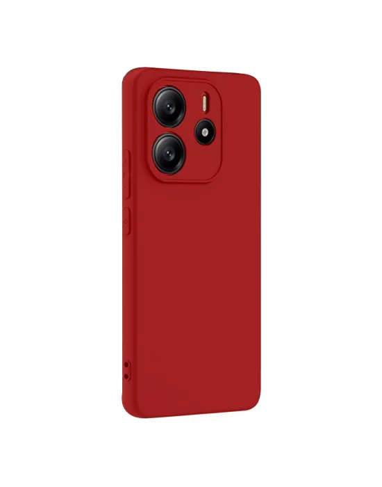 Xiaomi Redmi Note 14 4g Kılıf First Silikon - Kırmızı