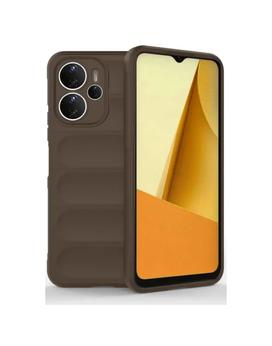 Xiaomi Redmi Note 14 4g Kılıf Optimum Silikon - Kahverengi