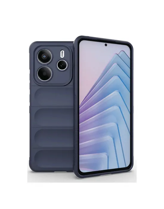 Xiaomi Redmi Note 14 4g Kılıf Optimum Silikon - Lacivert