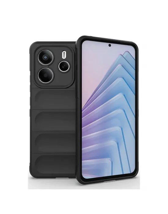 Xiaomi Redmi Note 14 4g Kılıf Optimum Silikon - Siyah