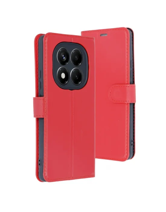Xiaomi Redmi Note 14 4g Kılıf Trend S Plus Kapaklı Kılıf - Kırmızı