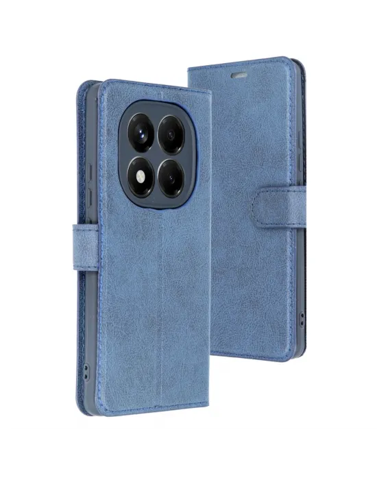 Xiaomi Redmi Note 14 4g Kılıf Trend S Plus Kapaklı Kılıf - Lacivert