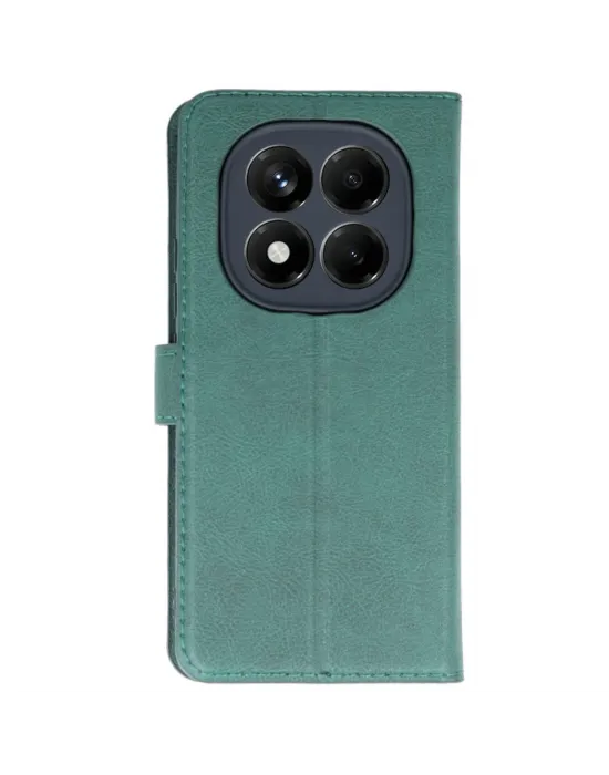 Xiaomi Redmi Note 14 4g Kılıf Trend S Plus Kapaklı Kılıf - Yeşil
