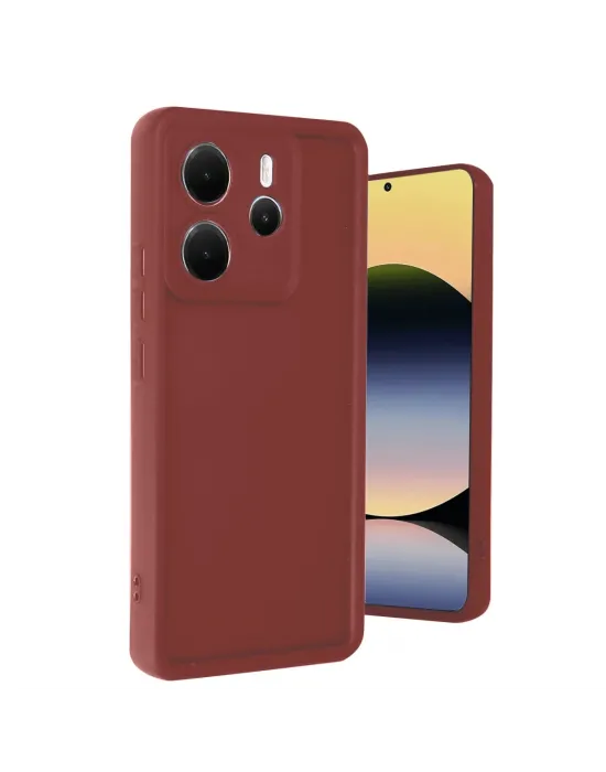 Xiaomi Redmi Note 14 4g Kılıf Viera Silikon - Bordo