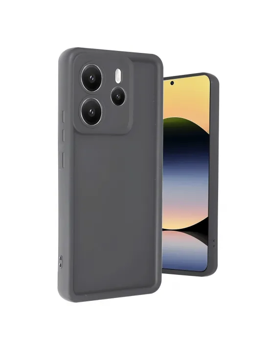 Xiaomi Redmi Note 14 4g Kılıf Viera Silikon - Gri
