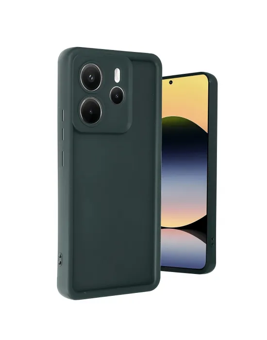 Xiaomi Redmi Note 14 4g Kılıf Viera Silikon - Koyu Yeşil