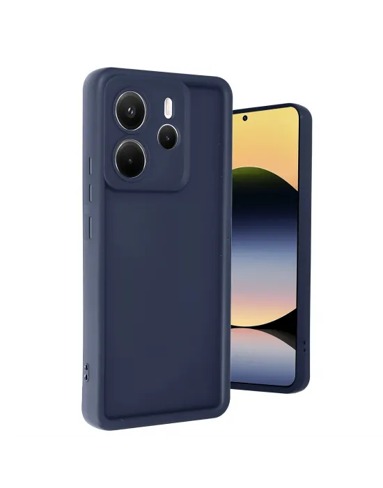 Xiaomi Redmi Note 14 4g Kılıf Viera Silikon - Lacivert