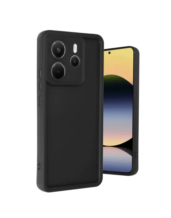 Xiaomi Redmi Note 14 4g Kılıf Viera Silikon - Siyah