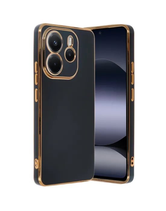 Xiaomi Redmi Note 14 4g Kılıf Volet Silikon - Siyah