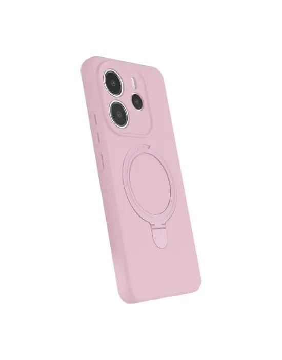 Xiaomi Redmi Note 14 4g Regal Magsafe Standlı Kapak - Açık Pembe