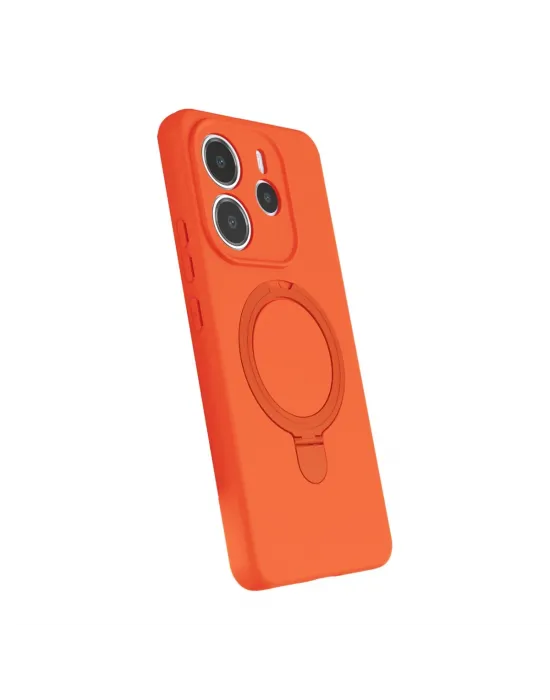 Xiaomi Redmi Note 14 4g Regal Magsafe Standlı Kapak - Turuncu