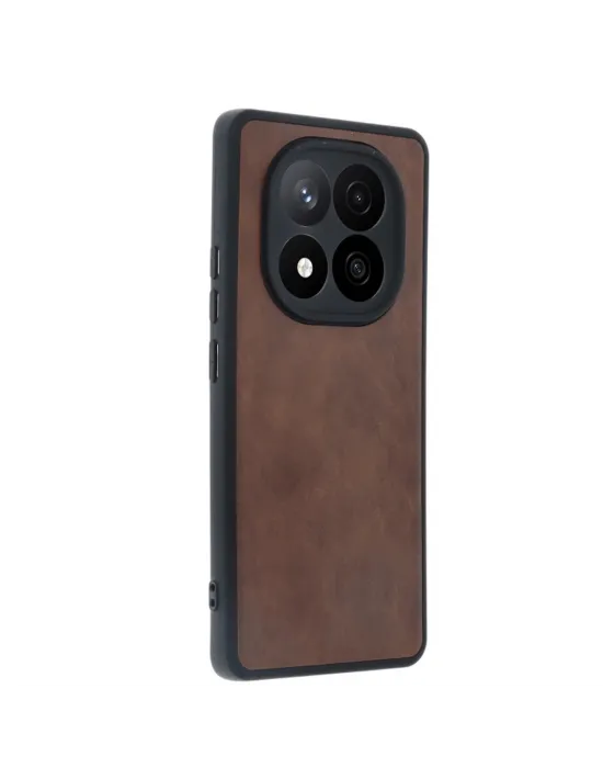 Xiaomi Redmi Note 14 Pro 4g Kılıf Aras Deri Kapak - Taba
