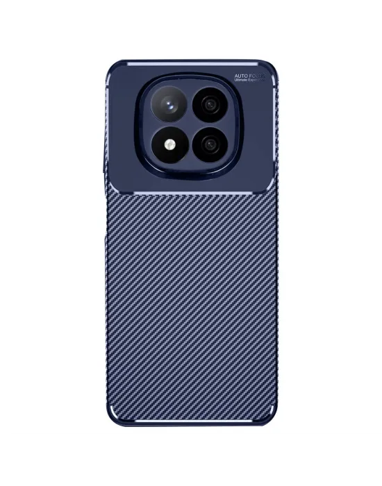 Xiaomi Redmi Note 14 Pro 4g Kılıf Auto Focus Karbon Kapak - Lacivert