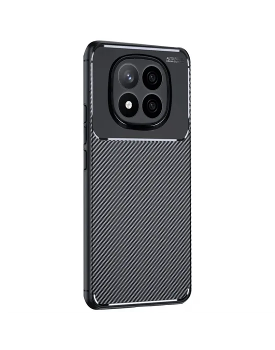Xiaomi Redmi Note 14 Pro 4g Kılıf Auto Focus Karbon Kapak - Siyah