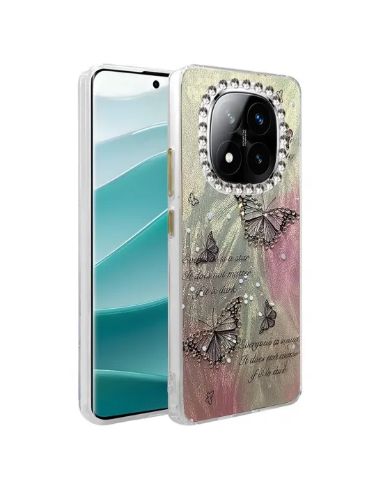 Xiaomi Redmi Note 14 Pro 4g Kılıf Blade Aynalı Desenli Kapak - Desen 6