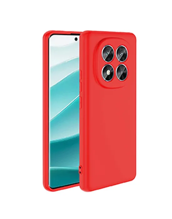 Xiaomi Redmi Note 14 Pro 4g Kılıf First Silikon - Kırmızı