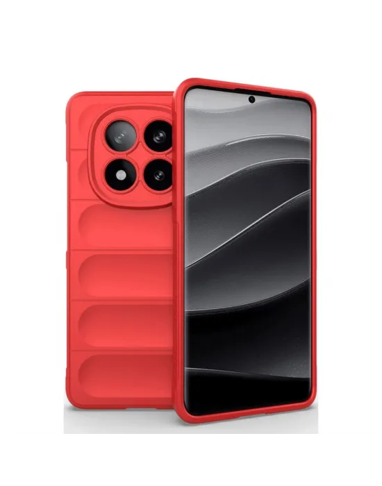 Xiaomi Redmi Note 14 Pro 4g Kılıf Optimum Silikon - Kırmızı