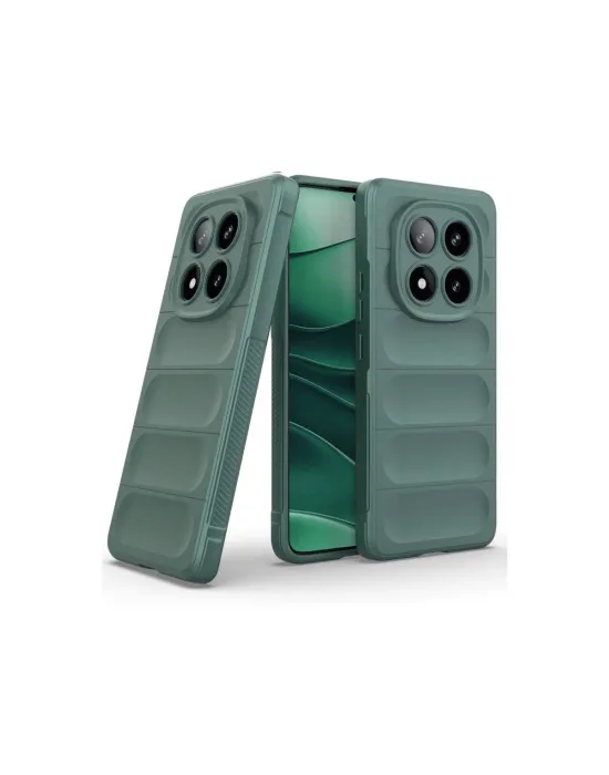 Xiaomi Redmi Note 14 Pro 4g Kılıf Optimum Silikon - Koyu Yeşil