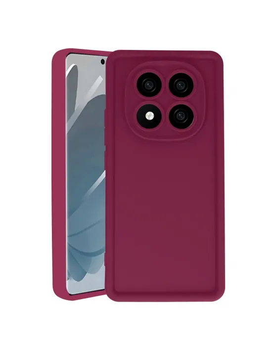 Xiaomi Redmi Note 14 Pro 4g Kılıf Viera Silikon - Bordo