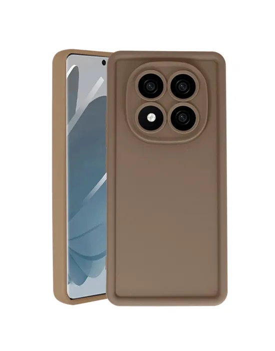 Xiaomi Redmi Note 14 Pro 4g Kılıf Viera Silikon - Kahverengi