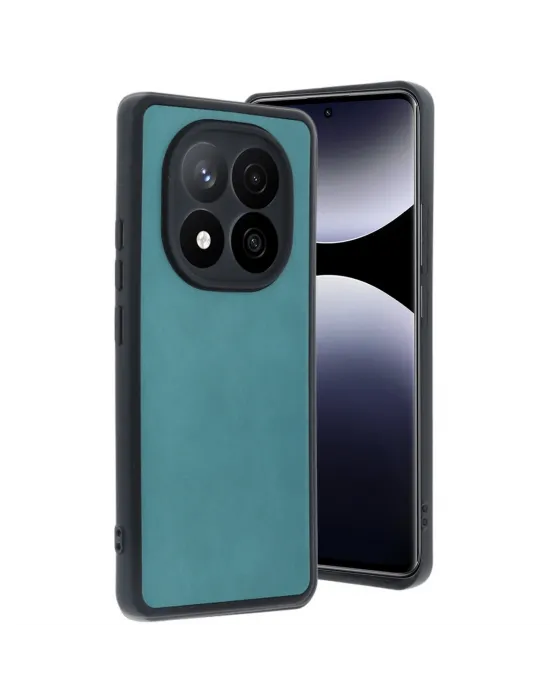 Xiaomi Redmi Note 14 Pro 5g Kılıf Aras Deri Kapak - Açık Yeşil