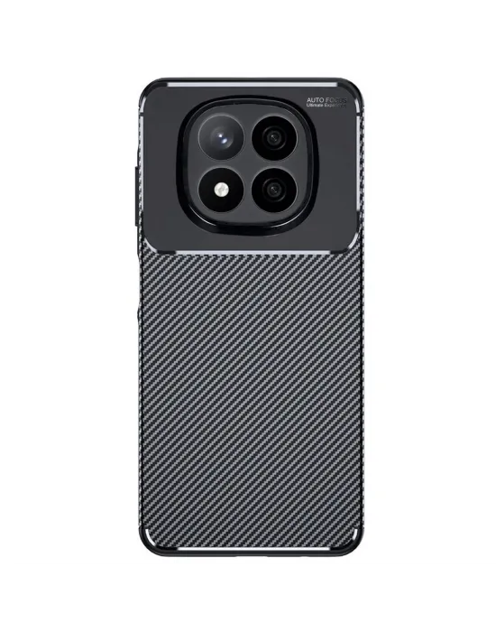 Xiaomi Redmi Note 14 Pro 5g Kılıf Auto Focus Karbon Kapak - Siyah