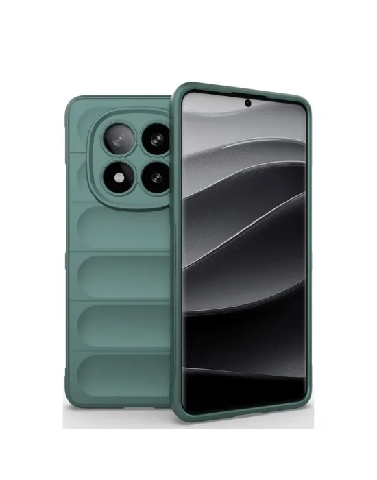 Xiaomi Redmi Note 14 Pro 5g Kılıf Optimum Silikon - Koyu Yeşil