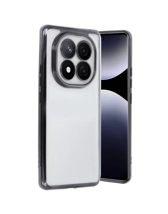 Xiaomi Redmi Note 14 Pro 5g Kılıf Razer Lensli Silikon - Siyah