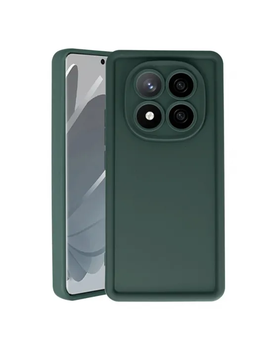 Xiaomi Redmi Note 14 Pro 5g Kılıf Viera Silikon - Koyu Yeşil