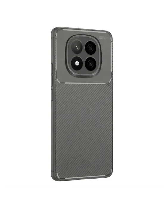 Xiaomi Redmi Note 14 Pro Plus Kılıf Auto Focus Karbon Kapak - Gri