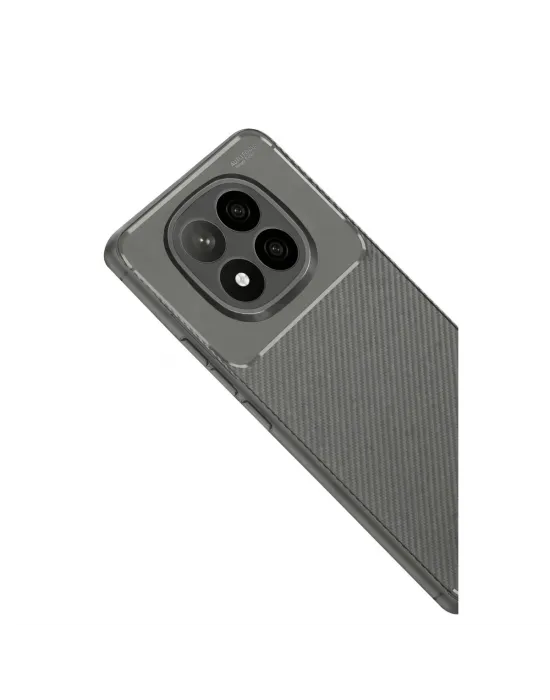 Xiaomi Redmi Note 14 Pro Plus Kılıf Auto Focus Karbon Kapak - Gri