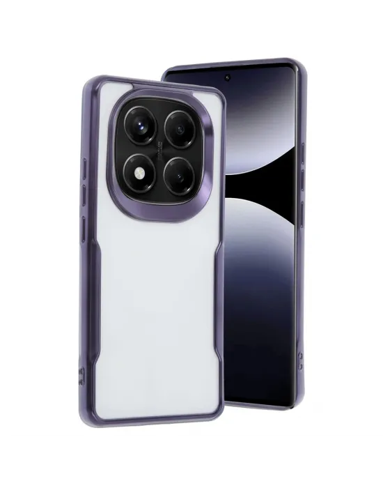 Xiaomi Redmi Note 14 Pro Plus Kılıf Boyi Silikon Kapak - Derin Mor