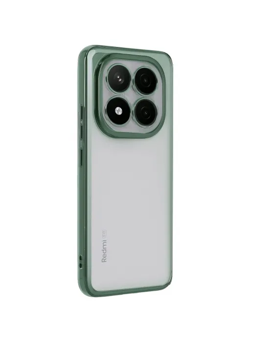 Xiaomi Redmi Note 14 Pro Plus Kılıf Razer Lensli Silikon - Yeşil