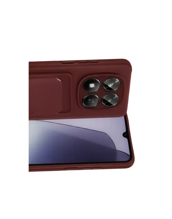 Xiaomi Redmi Note 15 4g Kelvin Kartvizitli Silikon - Bordo