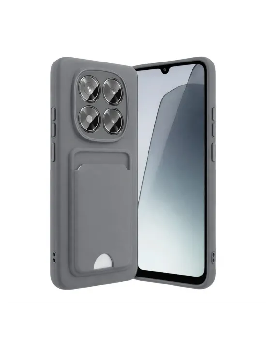 Xiaomi Redmi Note 15 4g Kelvin Kartvizitli Silikon - Gri