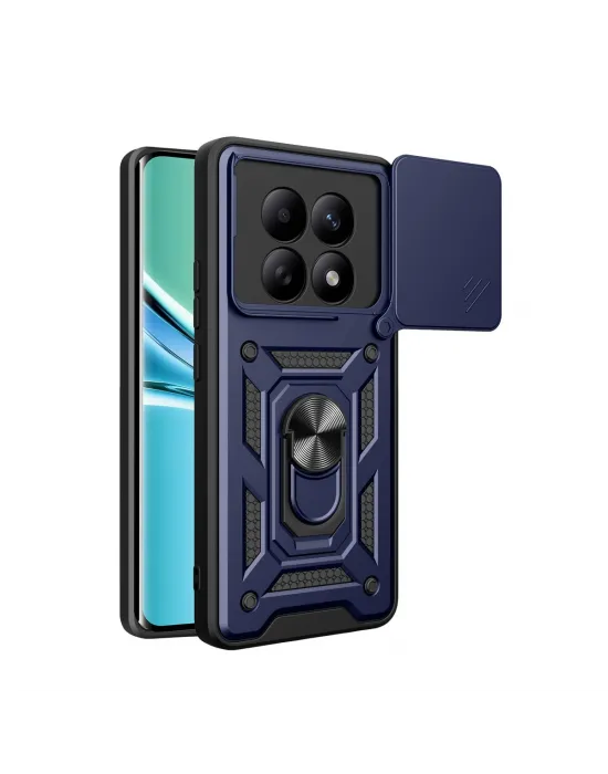 Xiaomi Redmi Note 15 4g Pars Lens Yüzüklü Silikon - Lacivert