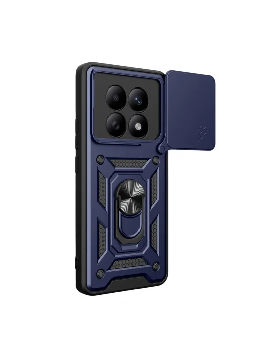 Xiaomi Redmi Note 15 4g Pars Lens Yüzüklü Silikon - Lacivert