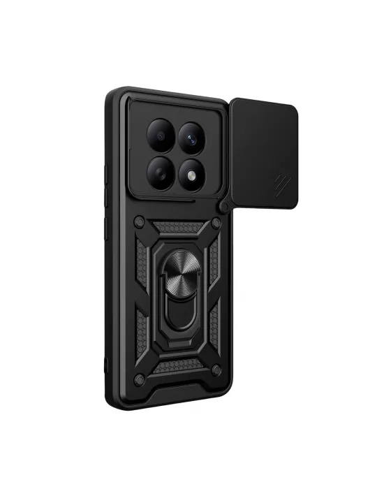 Xiaomi Redmi Note 15 4g Pars Lens Yüzüklü Silikon - Siyah