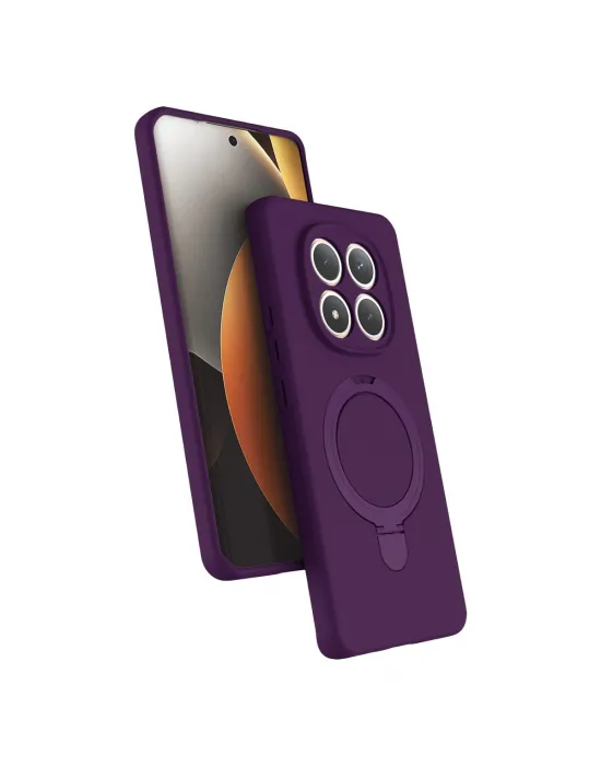 Xiaomi Redmi Note 15 4g Regal Magsafe Standlı Kapak - Derin Mor