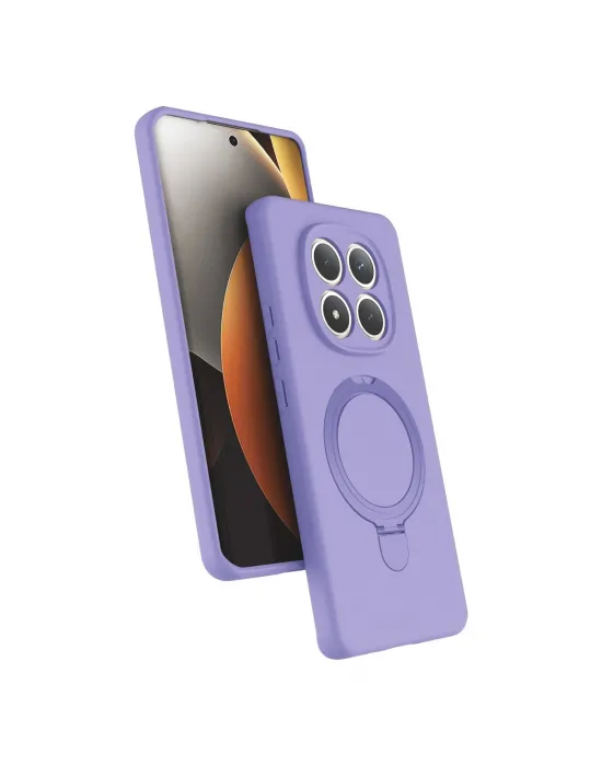 Xiaomi Redmi Note 15 4g Regal Magsafe Standlı Kapak - Lila