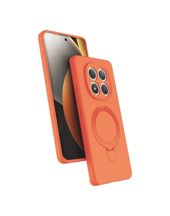 Xiaomi Redmi Note 15 4g Regal Magsafe Standlı Kapak - Turuncu