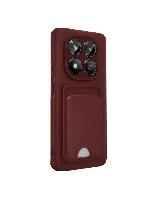 Xiaomi Redmi Note 15 Pro 4g Kelvin Kartvizitli Silikon - Bordo