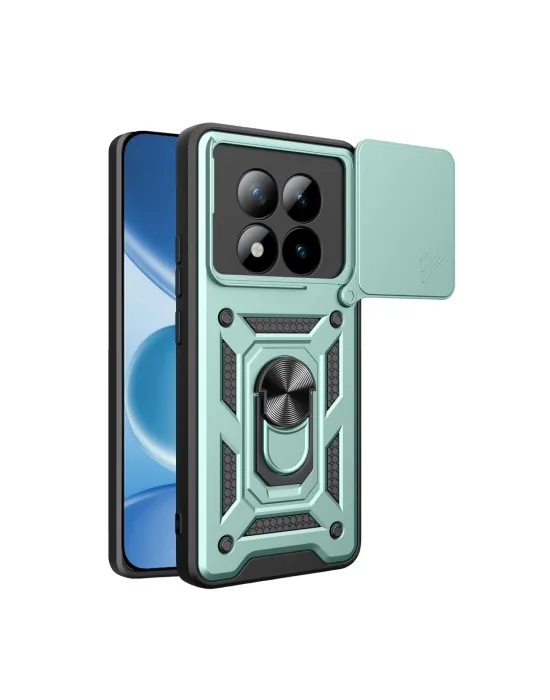 Xiaomi Redmi Note 15 Pro 4g Pars Lens Yüzüklü Silikon - Yeşil