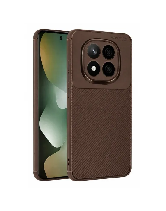 Xiaomi Redmi Note 15 Pro 5g Auto Focus Karbon Kapak - Kahverengi