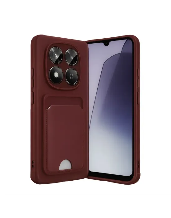 Xiaomi Redmi Note 15 Pro 5g Kelvin Kartvizitli Silikon - Bordo