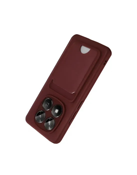 Xiaomi Redmi Note 15 Pro 5g Kelvin Kartvizitli Silikon - Bordo