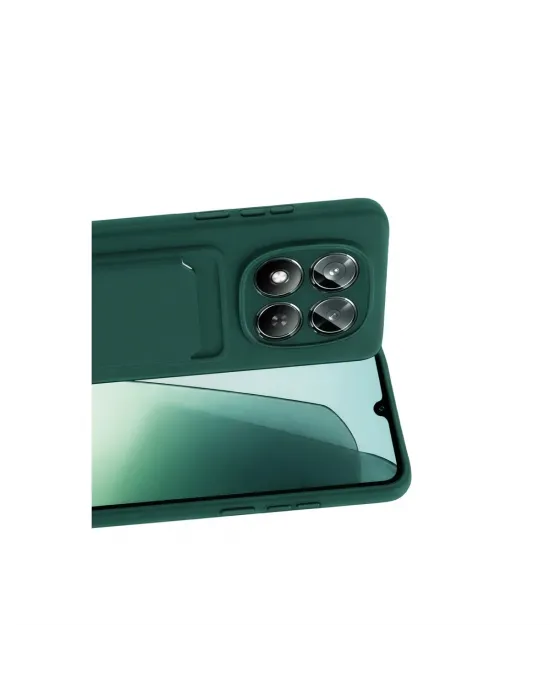 Xiaomi Redmi Note 15 Pro 5g Kelvin Kartvizitli Silikon - Koyu Yeşil