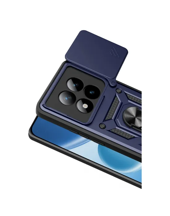 Xiaomi Redmi Note 15 Pro 5g Pars Lens Yüzüklü Silikon - Lacivert
